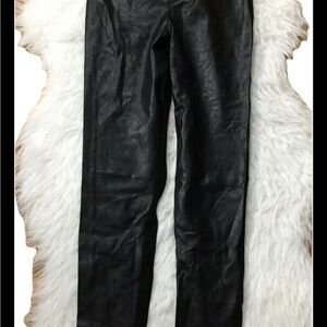 Wilfred Free Rapport Faux Leather Leggings Size Medium